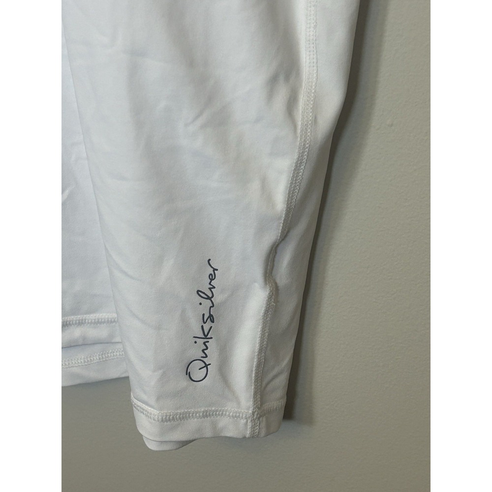 Quicksilver Men's Moisture-Wicking Shirt Size 2XL White Surfing Shirt Graphic T - Picture 3 of 6